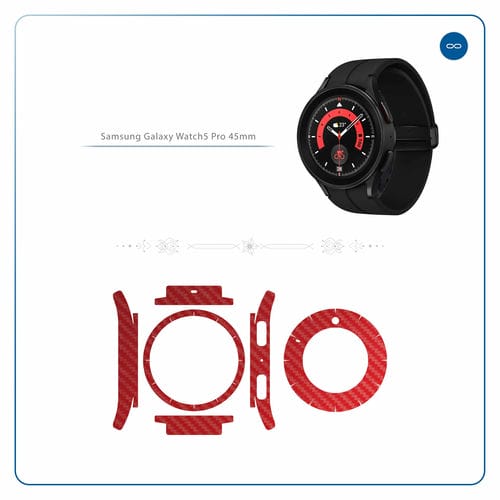 Samsung_Watch5 Pro 45mm_Red_Fiber_2